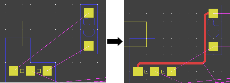 BAE Version 7.8: Layout Editor - Point-to-Point Router